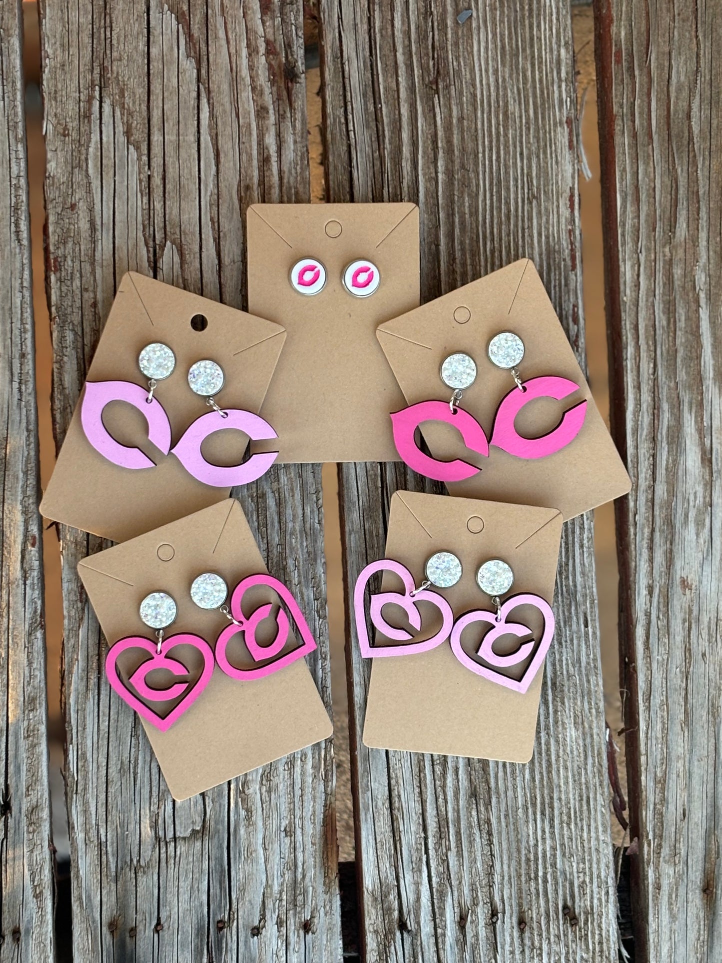 Pink Out Special Edition - Hot Pink Chick C Stud Earrings