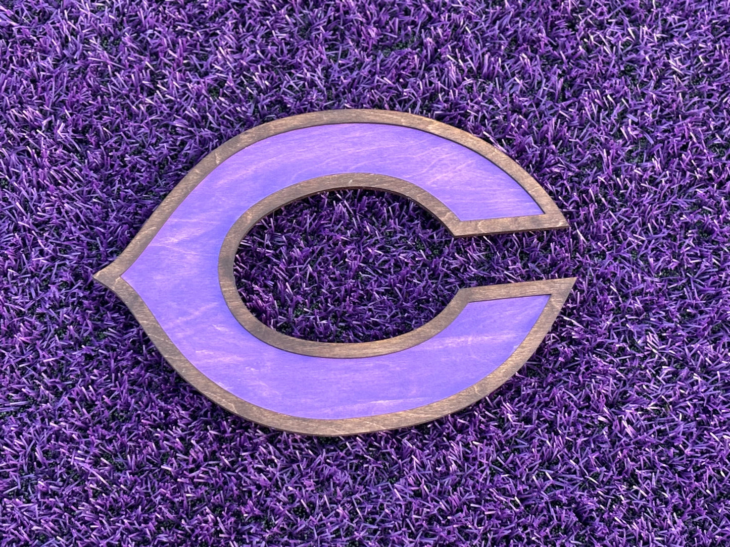 Fightin’ Chick “C” Wood Sign